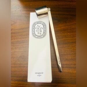 Like New! Diptyque Candle Snuffer Silvertone With Original Box Only Used Twice